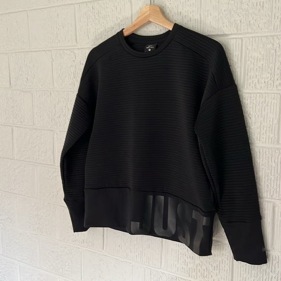 Nike Dri-Fit Training Crew Top Sweatshirt Black CD8991-010 Size XS Women - Picture 6 of 10